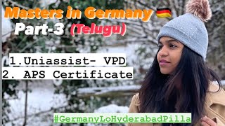 Part4 Masters in Germany  uniassist APS Certificate  Telugu Vlog germanylohyderabadpilla [upl. by Grim]