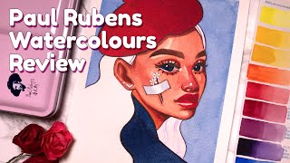 PAUL RUBENS WATERCOLOURS  Review and Demo [upl. by Victoir]