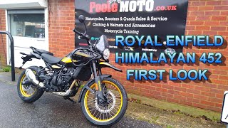 ★ 2024 ROYAL ENFIELD HIMALAYAN 452 FIRST LOOK REVIEW ★ [upl. by Netsrak]