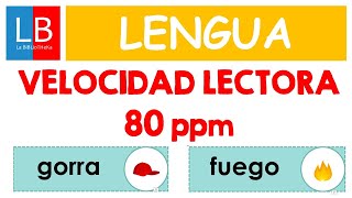 Mejora tu VELOCIDAD LECTORA 80ppm ✔👩‍🏫 PRIMARIA [upl. by Anelad]