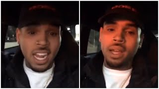 Chris Brown Speaking Some Truth While Driving His Car “Fire” [upl. by Shina]