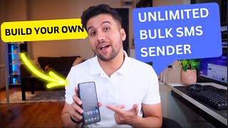 How To Send Unlimited Bulk SMS Using YOUR NUMBER New Method [upl. by Hsemin]