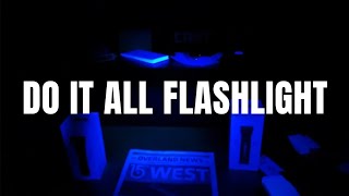 BEST BUY FLAT MULTI PURPOSE EDC FLASHLIGHTLASERUV OLIGHT ARKFELD PRO REVIEW [upl. by Os167]