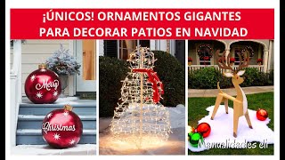 ¡Ornamentos Navideños Gigantes Para Exteriores [upl. by Naesyar734]