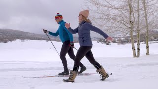 How to Cross Country Ski A Beginner’s Guide  Part 2  PSIAAASI [upl. by Enidanreb]