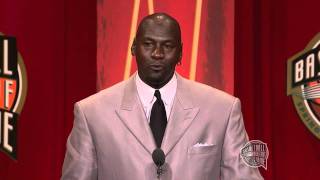 Michael Jordans Basketball Hall of Fame Enshrinement Speech [upl. by Nicolella]