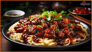 Cách làm MÌ TƯƠNG ĐEN Hàn Quốc Ăn Là Ghiền  How to make Jajangmyeon  ENGLISH CAPTION  KT Food [upl. by Millie240]