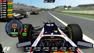 rFactor Formula 1 GP Barcelona 2012 Race Onboard Lap Driver virtual Eder Belone [upl. by Bret]