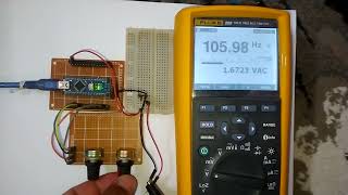 Arduino Sinewave Generator  Frequency and Amplitude Control [upl. by Einnob]