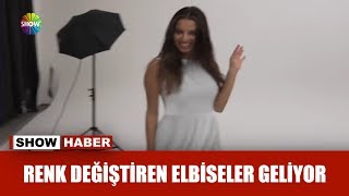 Renk değiştiren elbiseler geliyor [upl. by Ettennat]