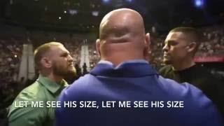 REVEALED WHAT CONOR MCGREGOR ACTUALLY SAID TO NATE DIAZ UNSEEN FOOTAGE SUBTITLES [upl. by Aidyl]