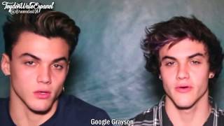 Googling Ourselves Subtitulado en Español Dolan TwinsGraysonampEthan [upl. by Yenaj]