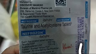 Nefrozon tablet uses in hindi  nefrozon tablet price  nefrozon tablet dose  kideny nefrozon [upl. by Annanhoj]