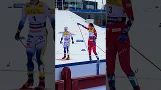 Kristine Stavås Skistad vinner sprinten i Falun🔥🇳🇴 crosscountryskiing langrenn falun [upl. by Darya808]