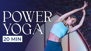 20min Power Yoga quotMoon Cycle Flowquot with Lauren [upl. by Yllop]