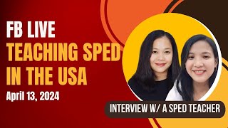 Inside Look US SPED Teaching Experience on J1 Visa [upl. by Falkner183]