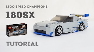 Tutorial  Nissan 180SX 240SX  Lego Speed Champions 76917 Alternate Build Instructions [upl. by Acisse449]