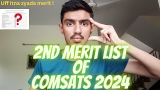 Expected 2nd Merit List Of Comsats Univeristy 2024  Life At Comsats University Islamabad [upl. by Rozamond]