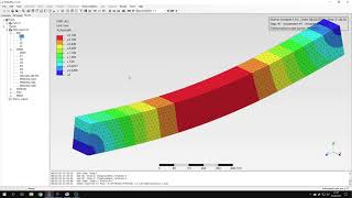 PrePoMax amp CalculiX  GUI Contact [upl. by Nelhsa]