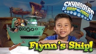 FLYNNS SHIP Skylanders Swap Force FUNPLAY HIDEAWAY Building Set and Storage Accessory [upl. by Lenod]