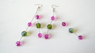 DIY EARRINGS  IDEAS USING STEEL WIRE [upl. by Flannery]