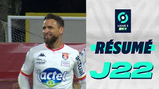 Résumé 22ème journée  Ligue 2 BKT  20232024 [upl. by Tootsie]