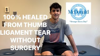 Testimonial Dry Needling Heals Thumb Ligament Tear with No Surgery [upl. by Bergen407]