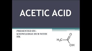 Acetic acid production [upl. by Sadick]