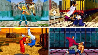 Art Of Fighting 3 Arcade  All Throw Moves amp Counter Attacks [upl. by Alleris]