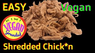 Easy vegan shredded chickn seitan [upl. by Adnola]