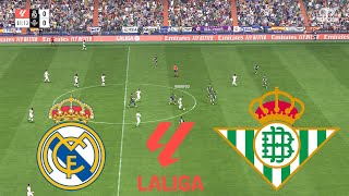 Real Madrid vs Real Betis 202425 Season 4 Weeksrealmadrid realbetis football fifa fc24 ps5 [upl. by Gelasius513]