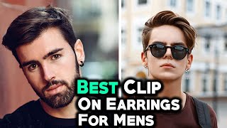 6 Best Clip On Earrings For Men 2023  Hami Gadgets [upl. by Anyer]