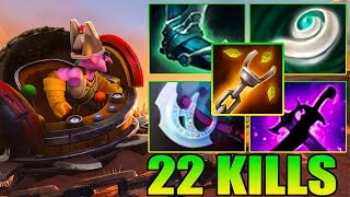 22 Kills Timbersaw  TimberSaw Dota 2 Offlane Guide Pro Gameplay Skill Carry Build 735 [upl. by Garzon]