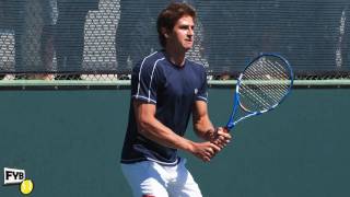 Igor Andreev Hitting in Slow Motion HD  Indian Wells Pt 01 [upl. by Nerrol859]