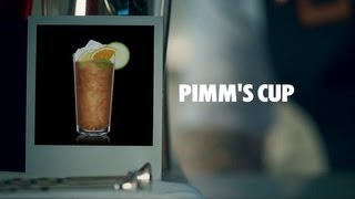 PIMMS CUP DRINK RECIPE  HOW TO MIX [upl. by Ahsinar]