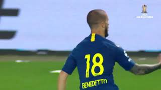 Darío Benedetto vs Palmeiras  Semifinal Ida Copa Libertadores 2018 [upl. by Ave892]