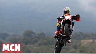 Ducati Hypermotard  First Rides  Motorcyclenewscom [upl. by Noell241]