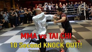 MMA vs Tai Chi 10 Second KNOCK OUT ✅ [upl. by Rramel]