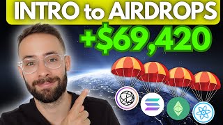 Crypto Airdrops for Beginners Earn  in 2024 [upl. by Esinwahs]