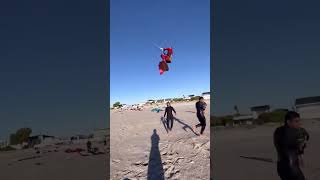 How to start Kitesurfing 🤯😱 Gielvlugt [upl. by Packton]