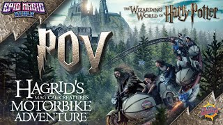 This Hagrids Motorbike Coaster POV is EPIC pov hagrids harrypotter rollercoasters [upl. by Aivila]