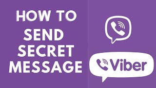 How to Send Disappearing Message in Viber  Viber Secret Chat [upl. by Antonino]