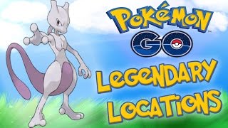 Pokemon GO  LEGENDARY LOCATIONS How To Catch MewTwo [upl. by Auoh]