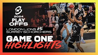 London Lions vs Surrey Scorchers  Playoff Quarter Final Game One  Game Highlights [upl. by Adnalro]