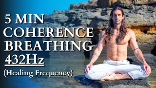 432Hz 5 Minute Heart Coherence Breathing  6 Hours of Benefits [upl. by Joe]