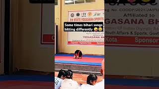 yogajaipurbihari song yogapractice backbending 😅🎶trending [upl. by Imot]