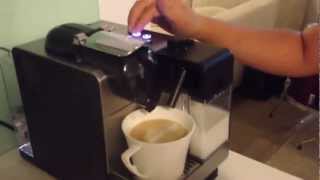 Delonghi Nespresso Lattissima Plus Video [upl. by Adnuhsor]