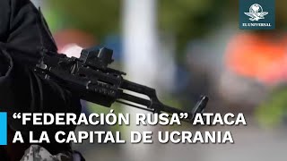 Autoridades de Ucrania aseguran que Rusia lanzó ataques sobre Kiev y Leópolis [upl. by Nhguaved256]