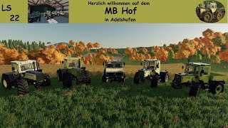 LS22 MB Hof Teil 001 Die Ernte auf dem neuen MB Hof in Adelshofen beginnt [upl. by Nivram450]