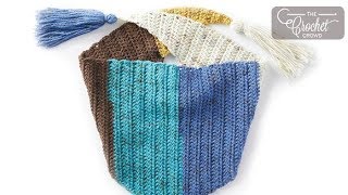 Crochet Quick amp Easy Kerchief  EASY  The Crochet Crowd [upl. by Leonidas]